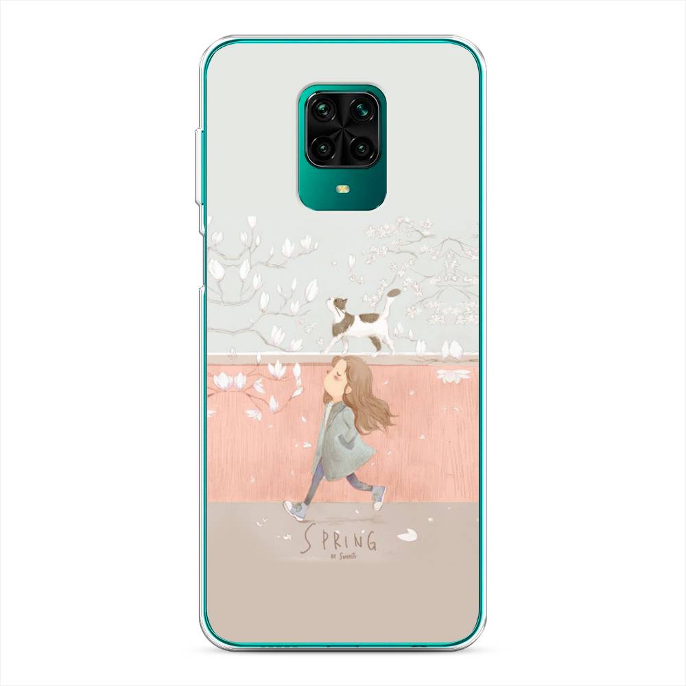 

Чехол Awog на Xiaomi Redmi Note 9 Pro/9S "Девочка-весна", Разноцветный, 38050-7
