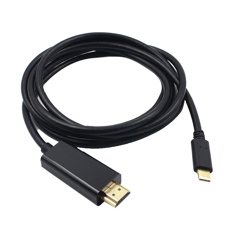 Кабель 2emarket USB Type-C-HDMI, M-M 1,8м Black (4322)