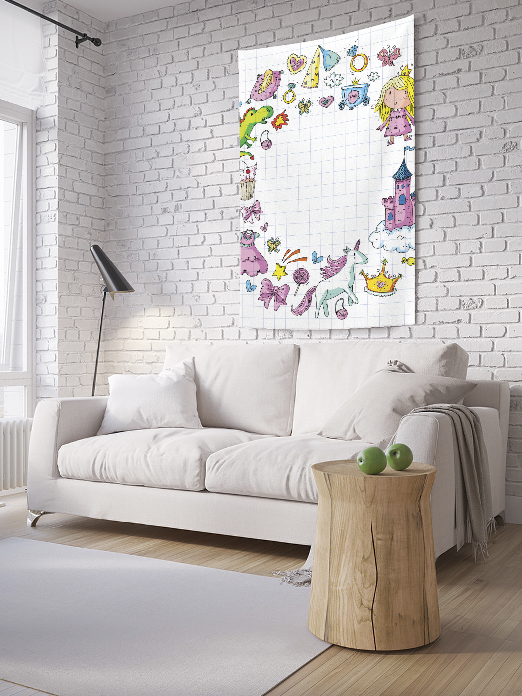 

Вертикальное фотопанно на стену JoyArty Детские игры 100x150 см, Детские игры