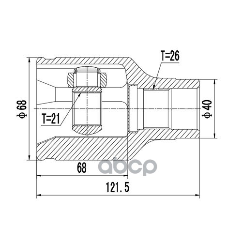 

Шрус Z87887R Zikmar