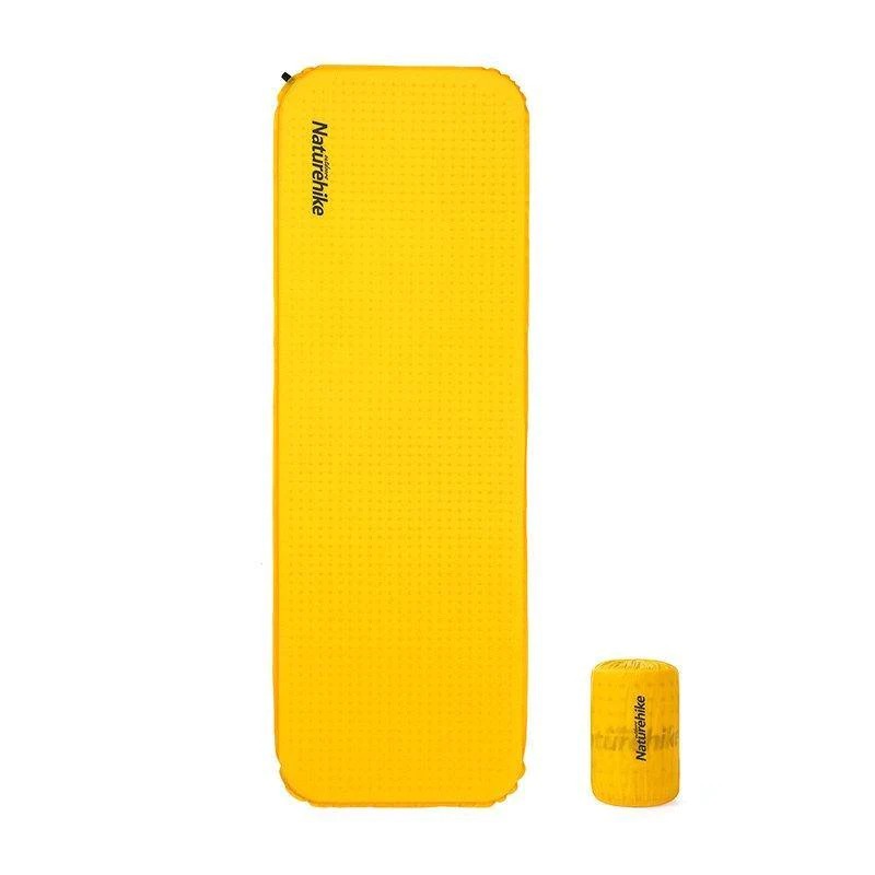 фото Коврик naturehike 2022 c034 sponge automatic inflatable cushion - square l yellow