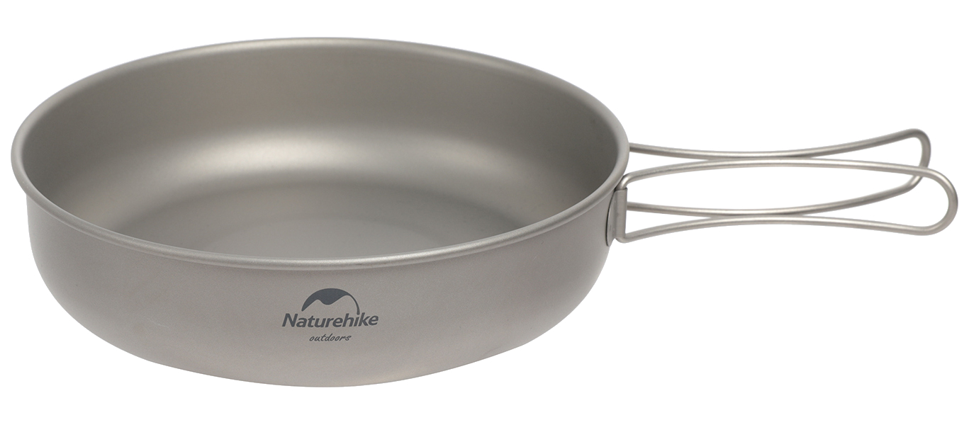 Сковорода Naturehike 2022 Tjp01 Outdoor Ti Frying Pan-9H 174 Mm Titanium