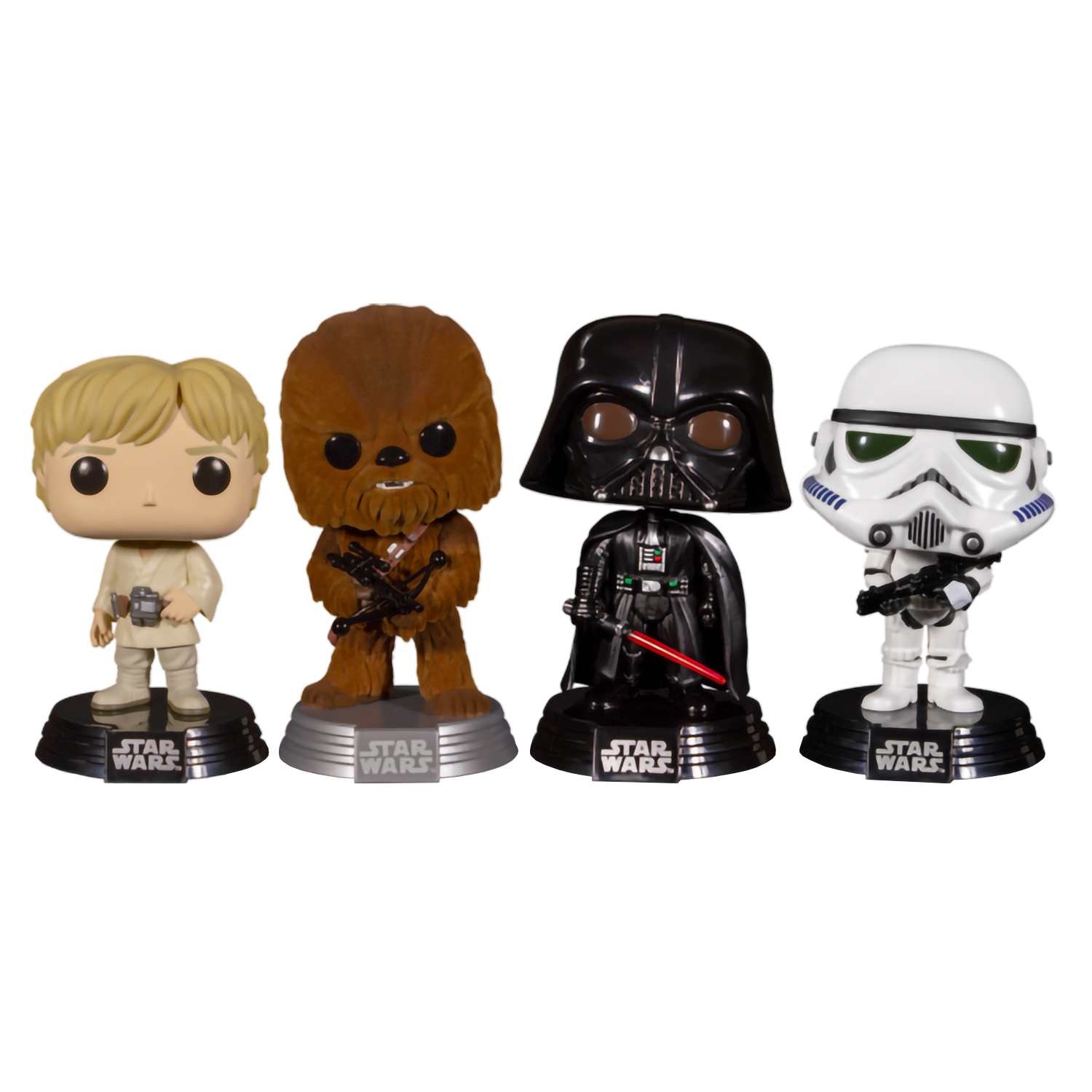 

Фигурка Funko POP! Bobble Star Wars Luke/ChewbaccaFL/Darth Vader/Stormtrooper 4PK 74138