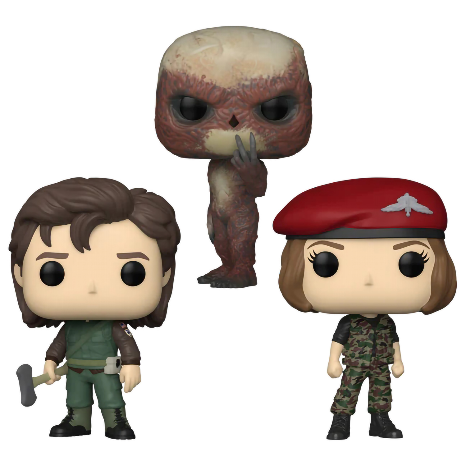 

Фигурка Funko POP! TV Stranger Things S4 Hunter Robin/Steve/Vecna 3PK Exc 66909