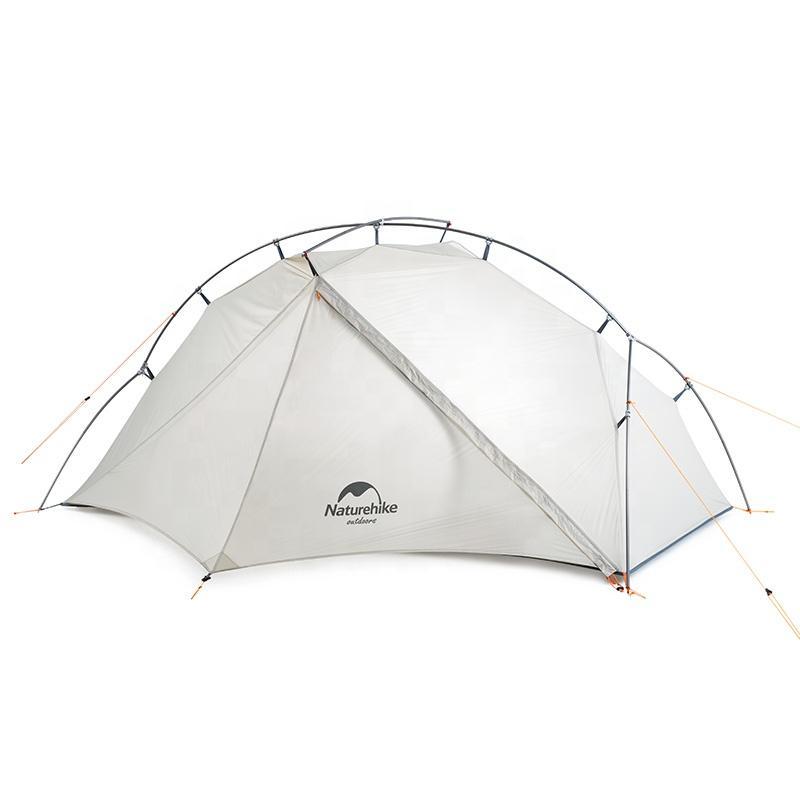 фото Палатка naturehike vik 15d nylon ultralight outer poles tent, кемпинговая, 1 место, белый