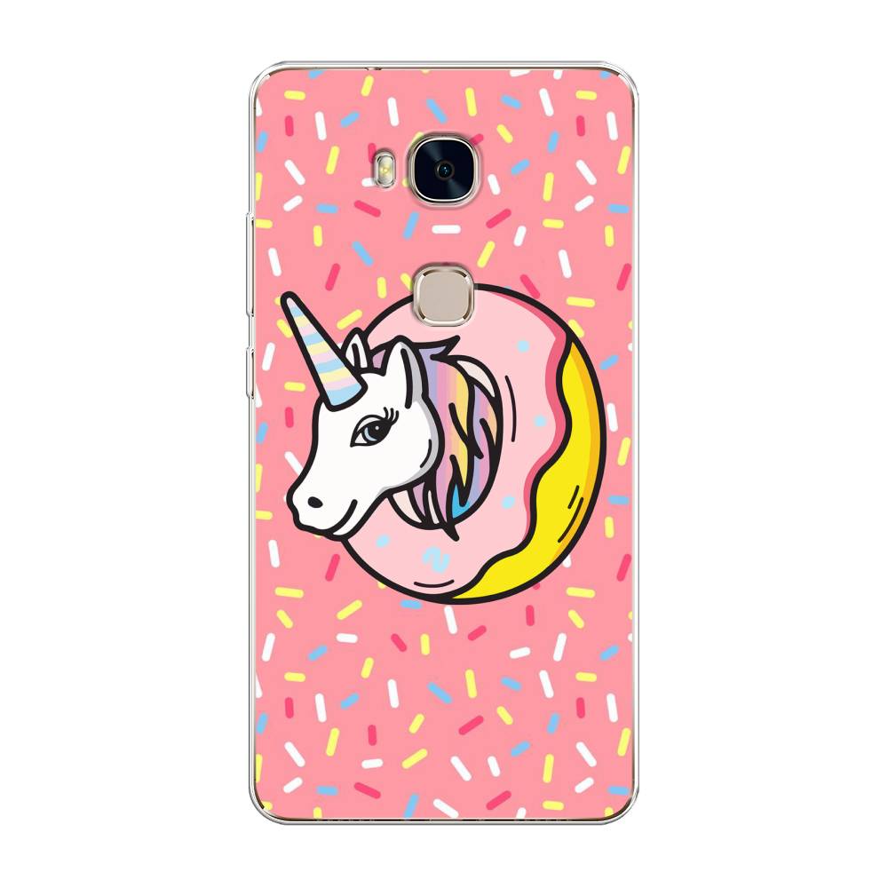 

Чехол Awog на Honor 5X "Единорог в пончике", Разноцветный, 60550-2