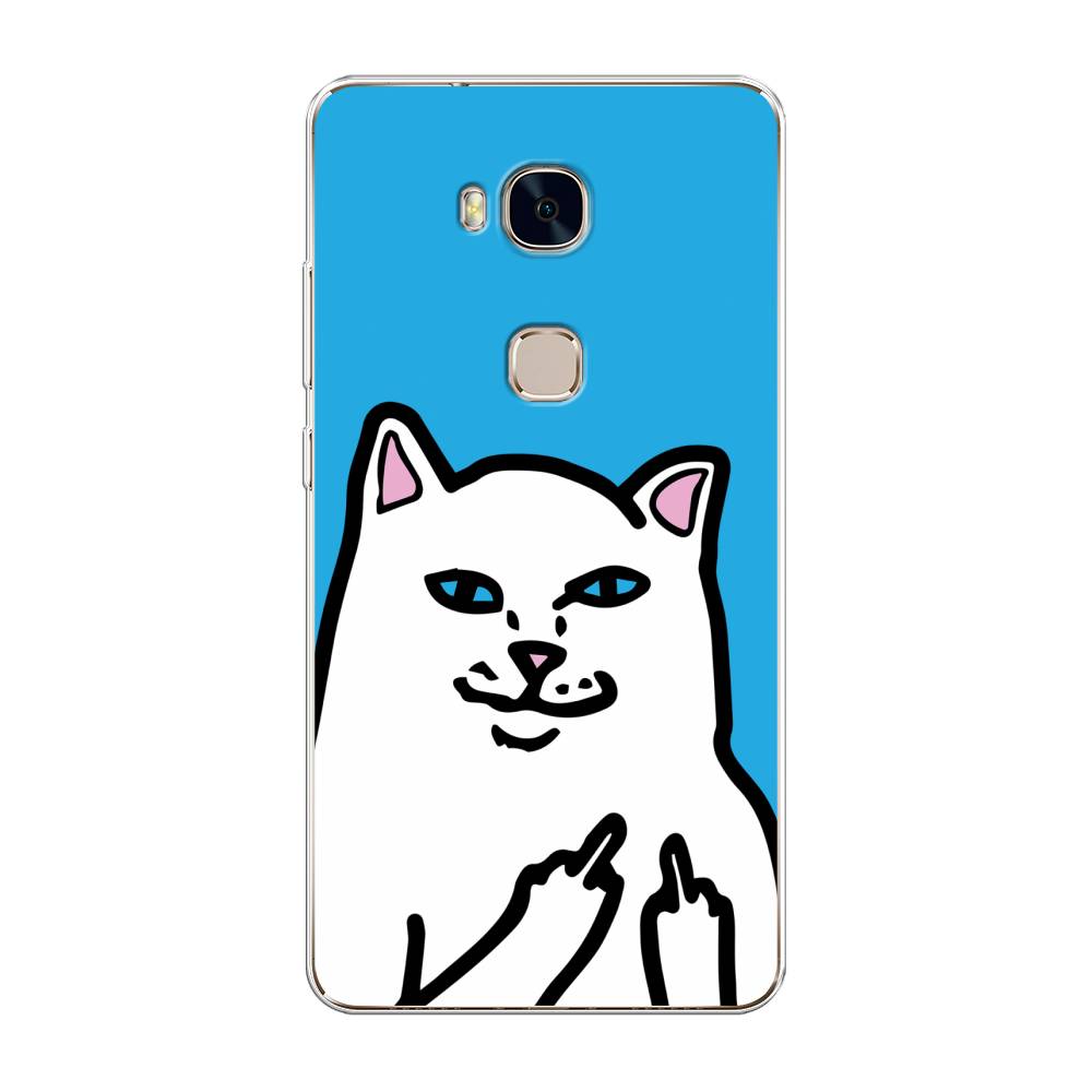 

Чехол Awog на Honor 5X "Кот жесть", Разноцветный, 60550-9