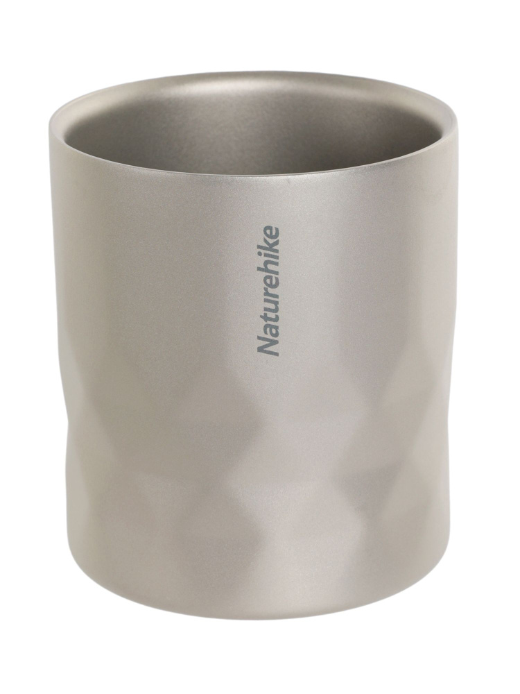 фото Кружка naturehike 2022 double-layer titanium cup 280 ml titanium