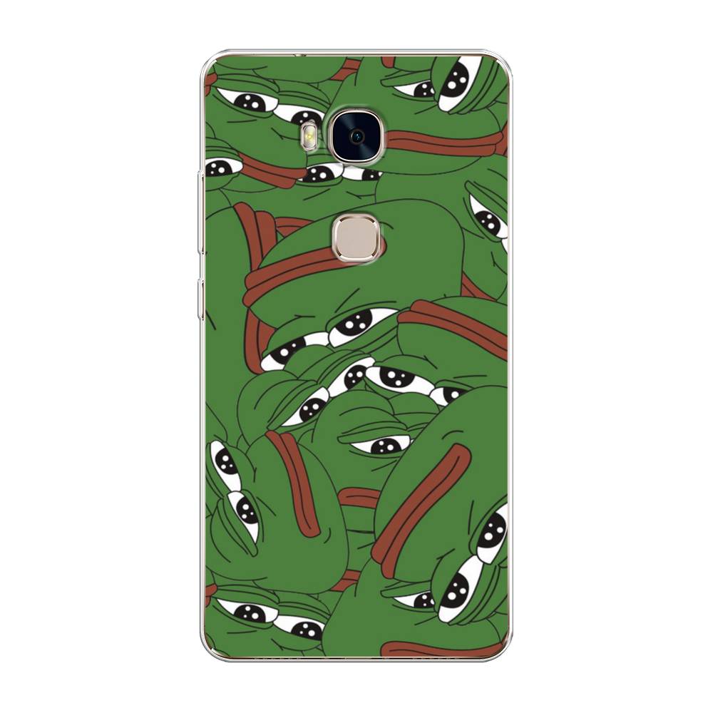 

Чехол Awog на Honor 5X "Печальный frog", Разноцветный, 60550-9