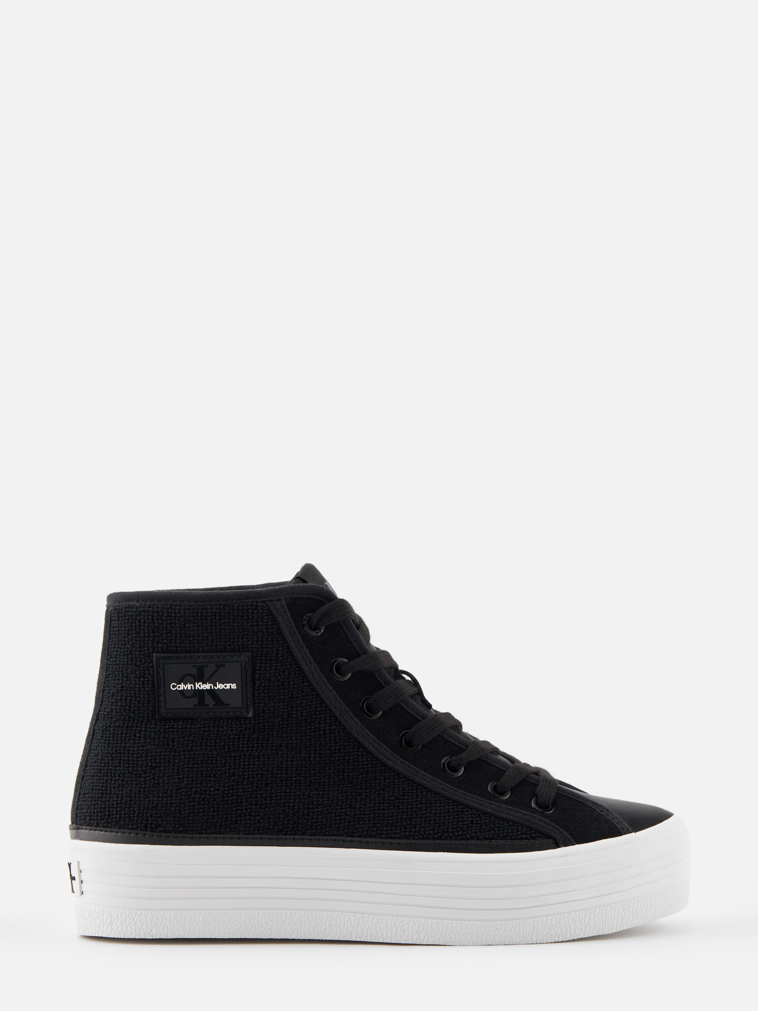 

Кеды женские Calvin Klein YW0YW01320 черные 38 RU, Черный, YW0YW01320