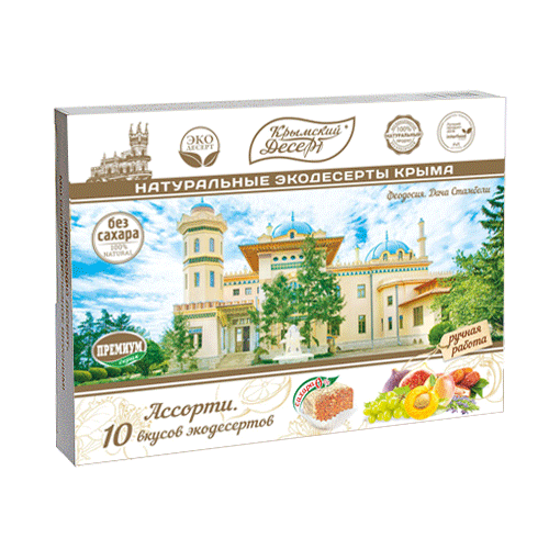 фото Рахат-лукум крымский десерт без сахара дача стамболи 10 вкусов, 350 г