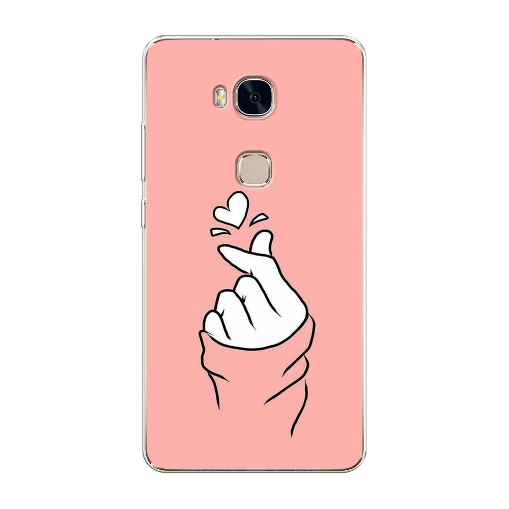 

Чехол Awog на Honor 5X "Любовь-щелк", Разноцветный, 60550-7