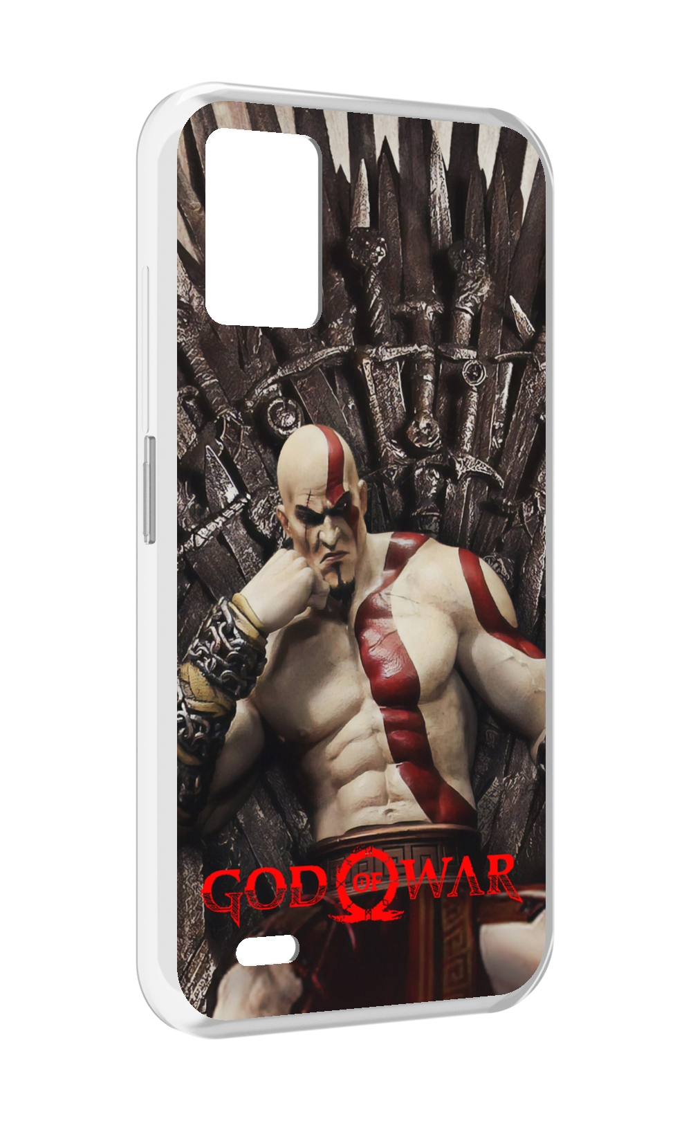 

Чехол MyPads God of War Кратос для UMIDIGI Bison 1, Прозрачный, Tocco