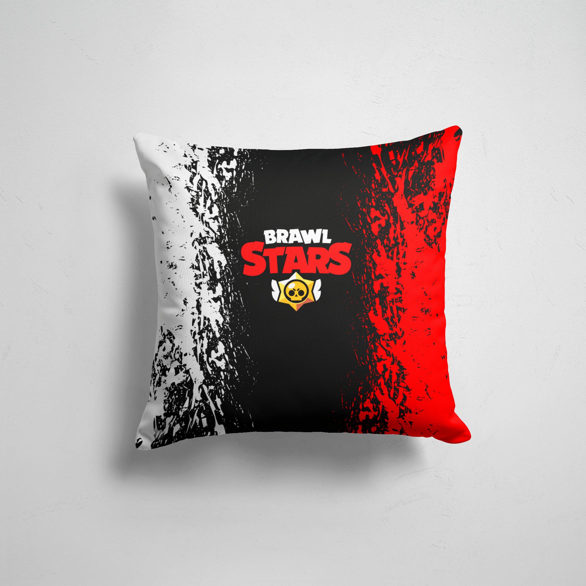 

Подушка декоративная 45х45см Геймерам Brawl Stars, Разноцветный