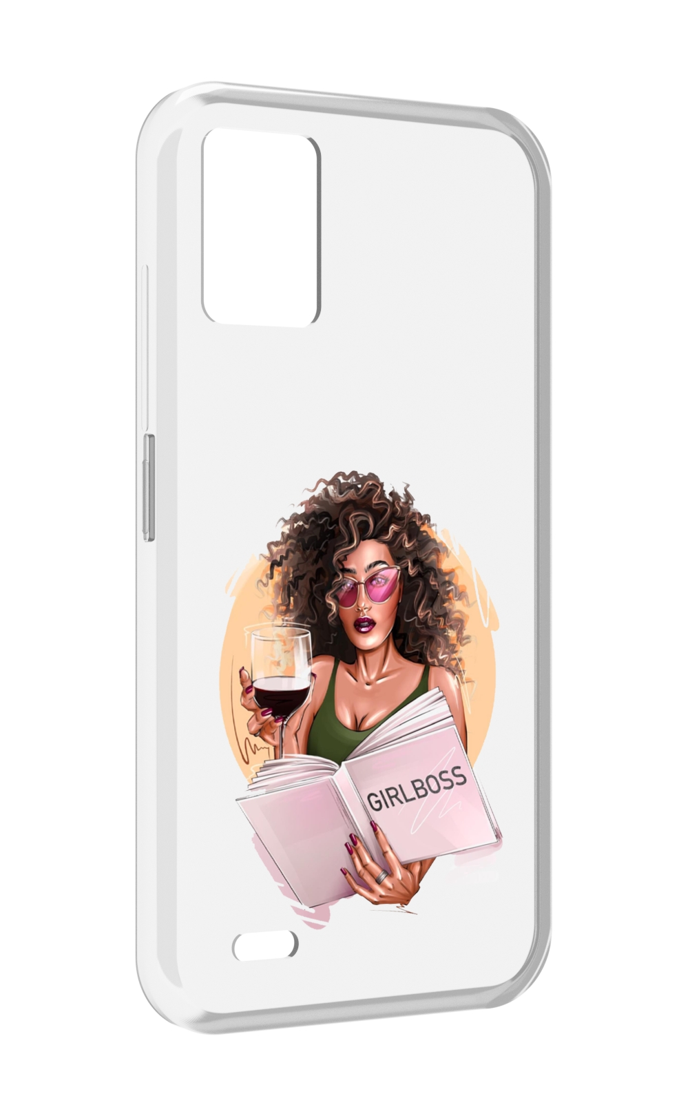 

Чехол MyPads Girlboss with wine girlboss art love _ Etsy женский для UMIDIGI Bison 1, Прозрачный, Tocco
