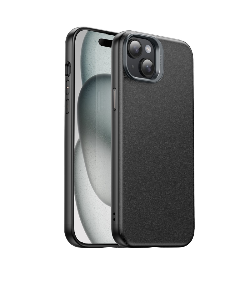 

Чехол накладка HOCO LEATHER Magnetic Case AS8 для iPhone 15 черный