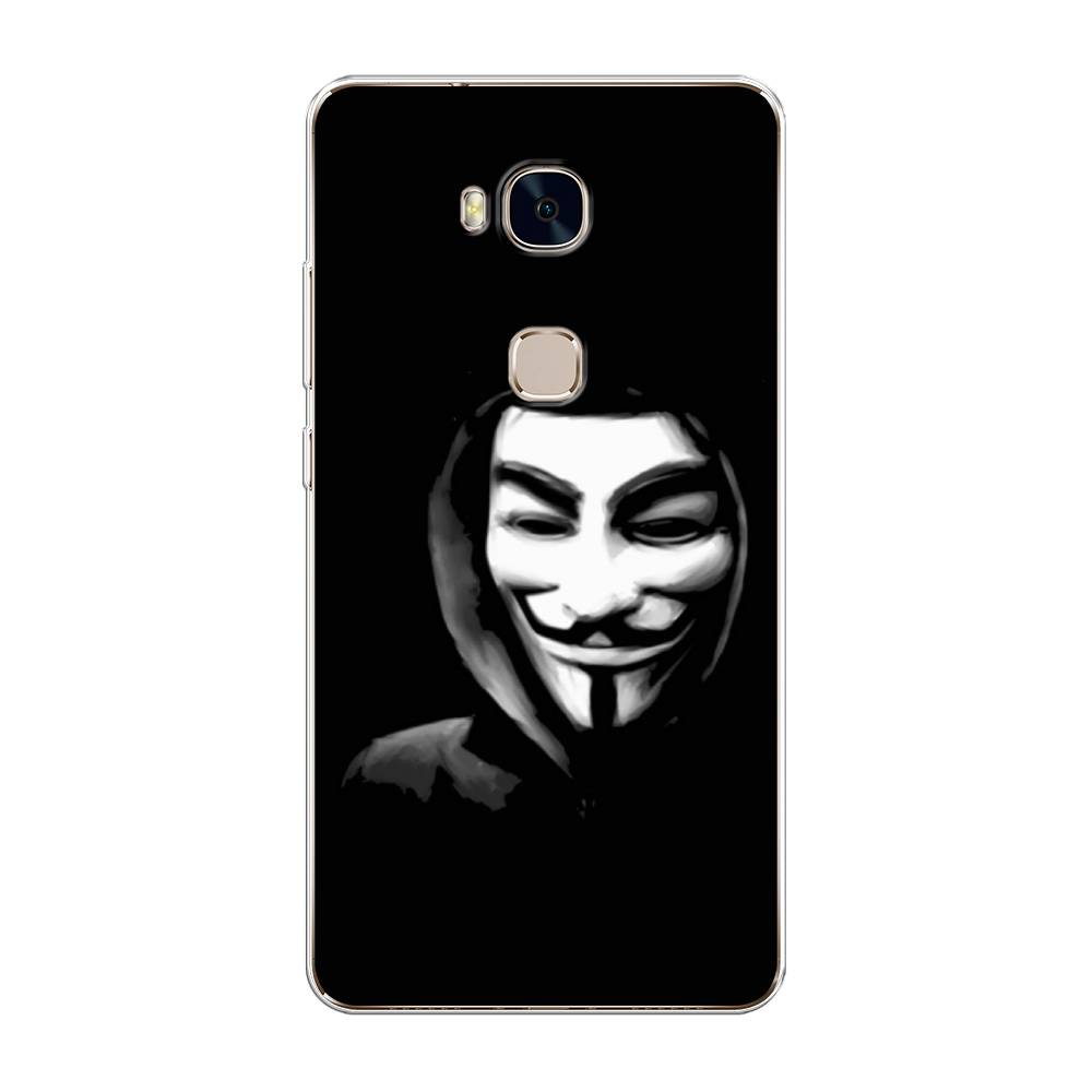 

Чехол Awog на Honor 5X "Анонимус", Разноцветный, 60550-5