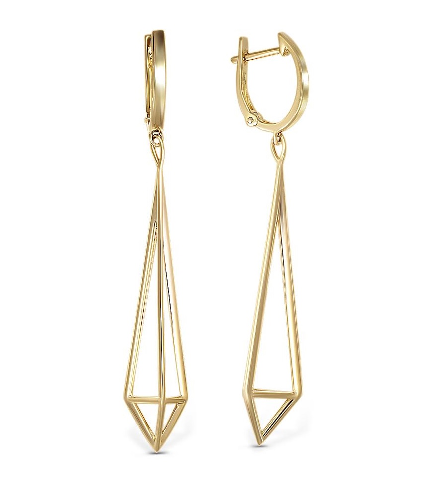 

Серьги из желтого золота NEWGOLD 300000292715, 300000292715