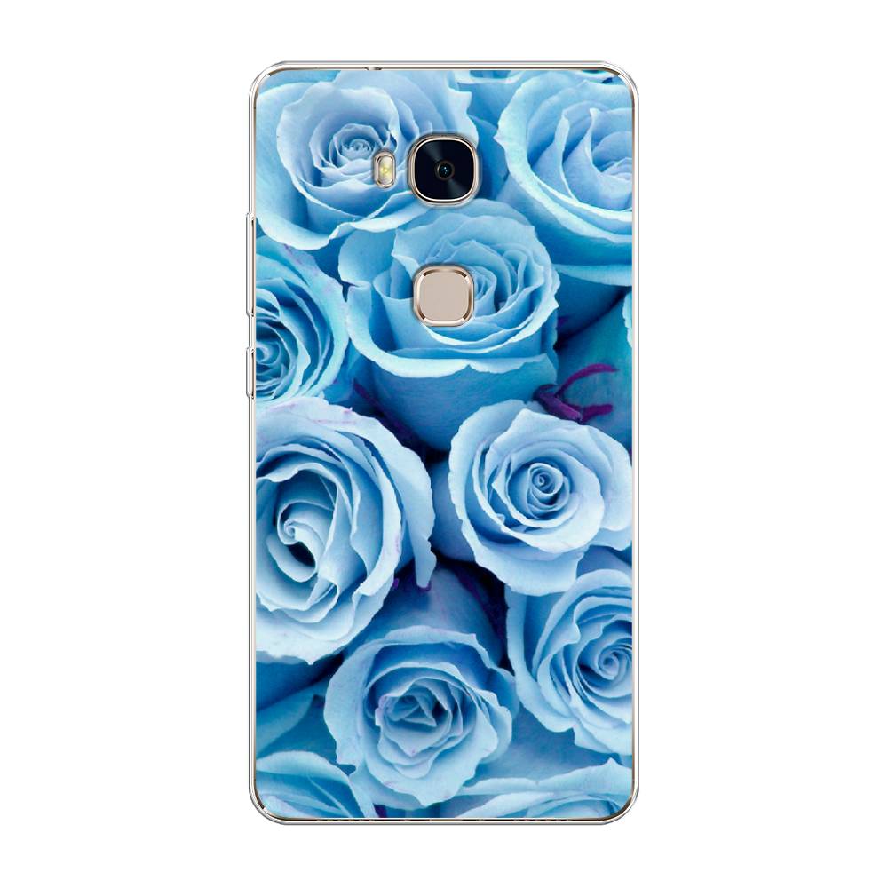 

Чехол Awog на Honor 5X "Лазурные розы", Разноцветный, 60550-8