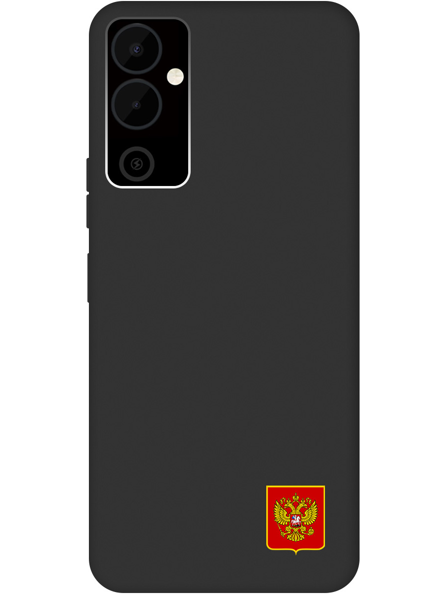 

Силиконовый чехол на Tecno Pova Neo 2 с Гербом России, Soft Touch черный, 20001477