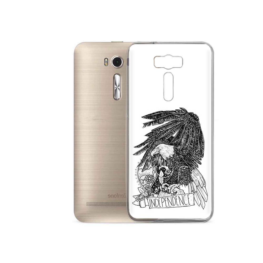 

Чехол MyPads Tocco для Asus ZenFone 2 Laser (ZE500KL) черно белый сокол (PT16965.647.688), Прозрачный, Tocco
