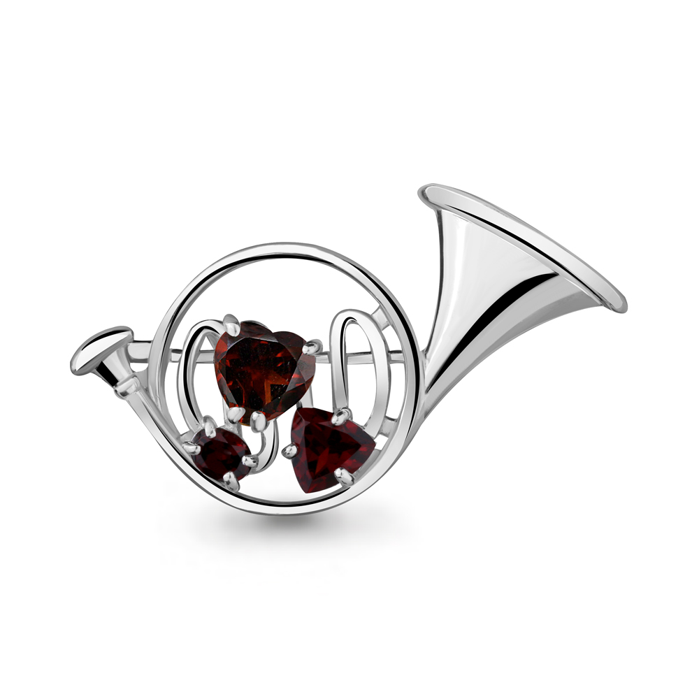 

Брошь из серебра с гранатом Aquamarine 7269403_925_р, 7269403_925_р