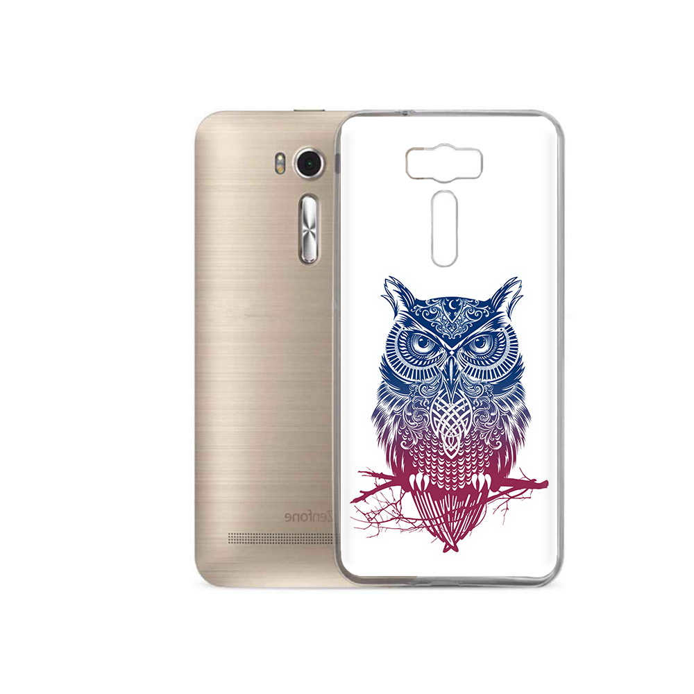 

Чехол MyPads Tocco для Asus ZenFone 2 Laser (ZE500KL) хиппи сова (PT16965.647.664), Прозрачный, Tocco