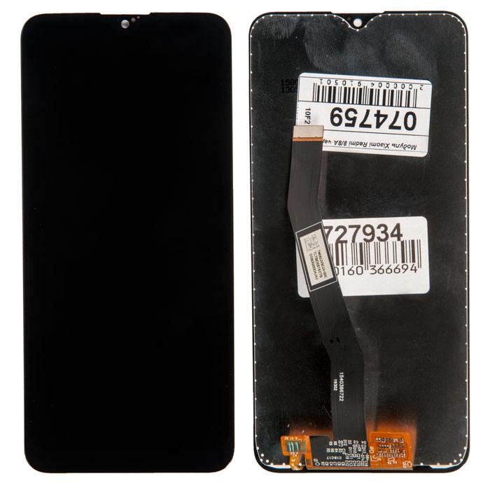 

Дисплей в сборе с тачскрином для Xiaomi Redmi 8, Redmi 8A, чёрный, PD-727934