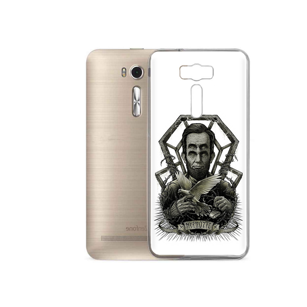 

Чехол MyPads Tocco для Asus ZenFone 2 Laser (ZE500KL) франклин абстракция, Прозрачный, Tocco