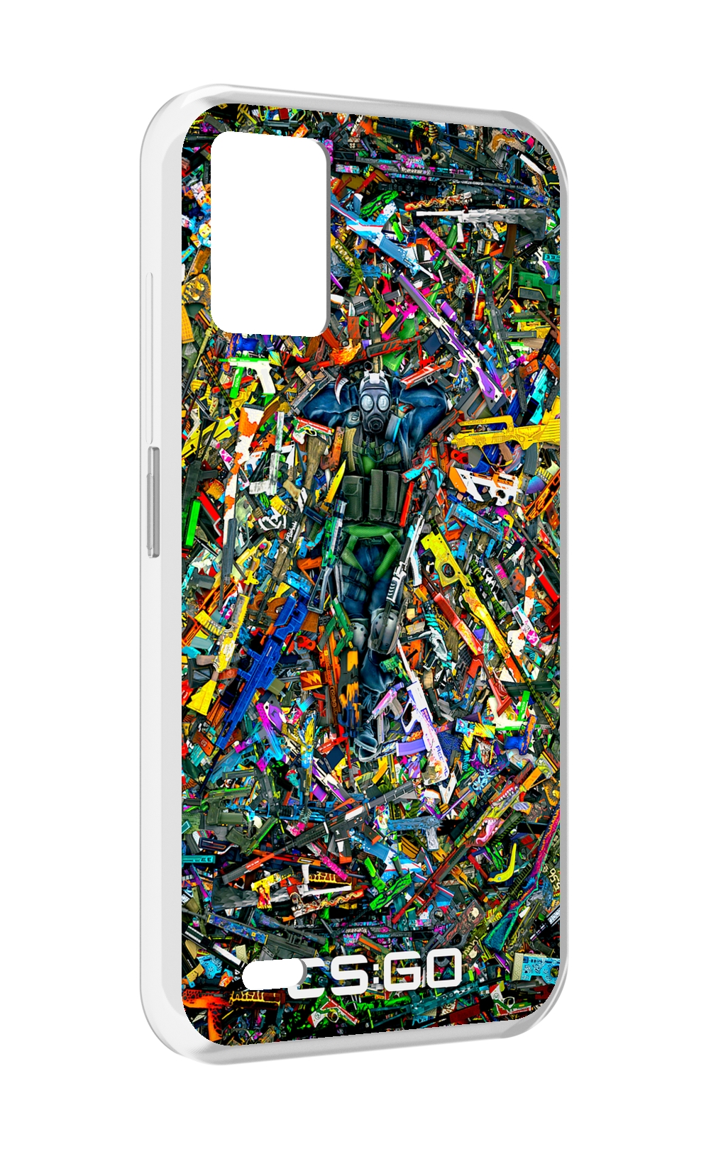 

Чехол MyPads CS GO guns skins мужской для UMIDIGI Bison 1, Прозрачный, Tocco
