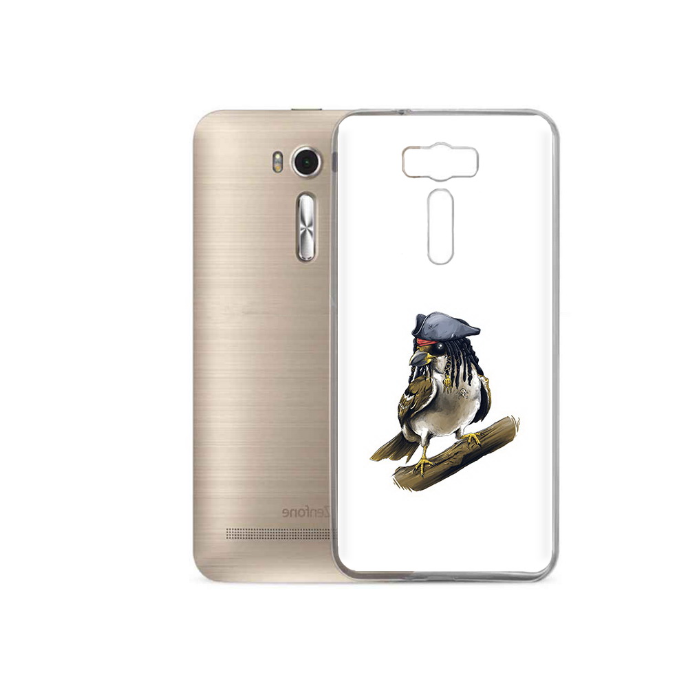 

Чехол MyPads Tocco для Asus ZenFone 2 Laser (ZE500KL) Джек воробей (PT16965.647.65), Прозрачный, Tocco