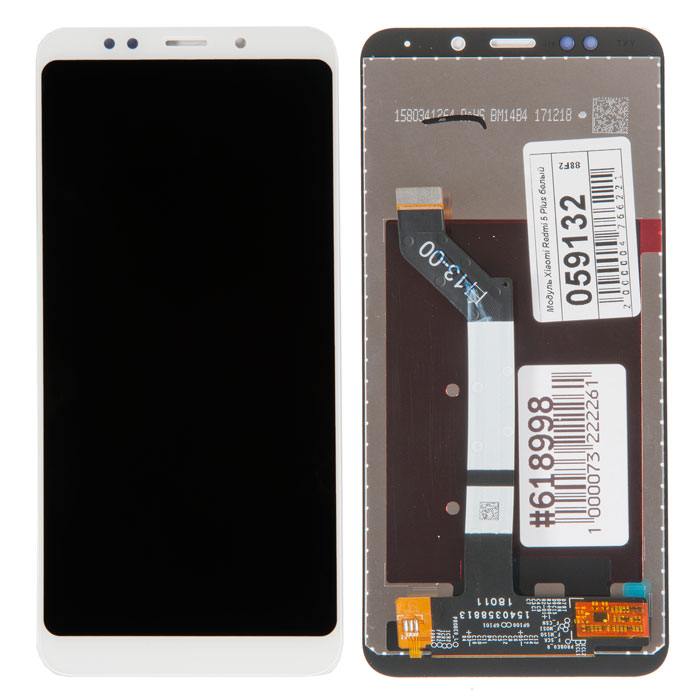 

Дисплей в сборе с тачскрином для Xiaomi Redmi 5 Plus, белый, PD-618998