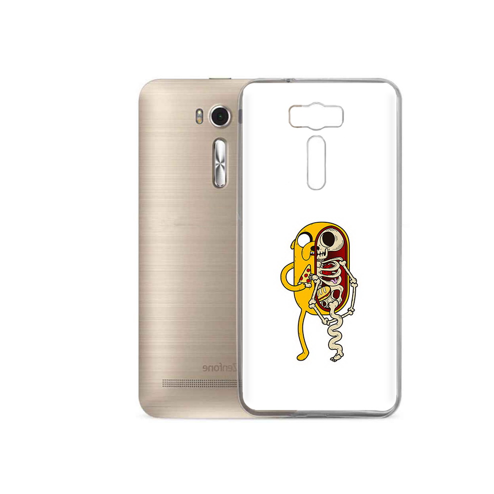 

Чехол MyPads Tocco для Asus ZenFone 2 Laser (ZE500KL) Джейк скелет (PT16965.647.64), Прозрачный, Tocco