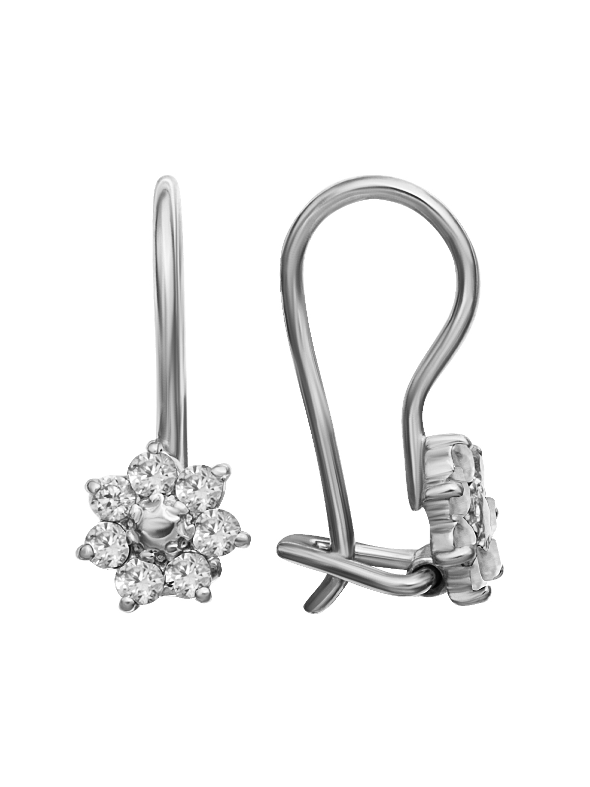 

Серьги из серебра с фианитом НАШЕ ЗОЛОТО 2ИС120502, 2ИС120502