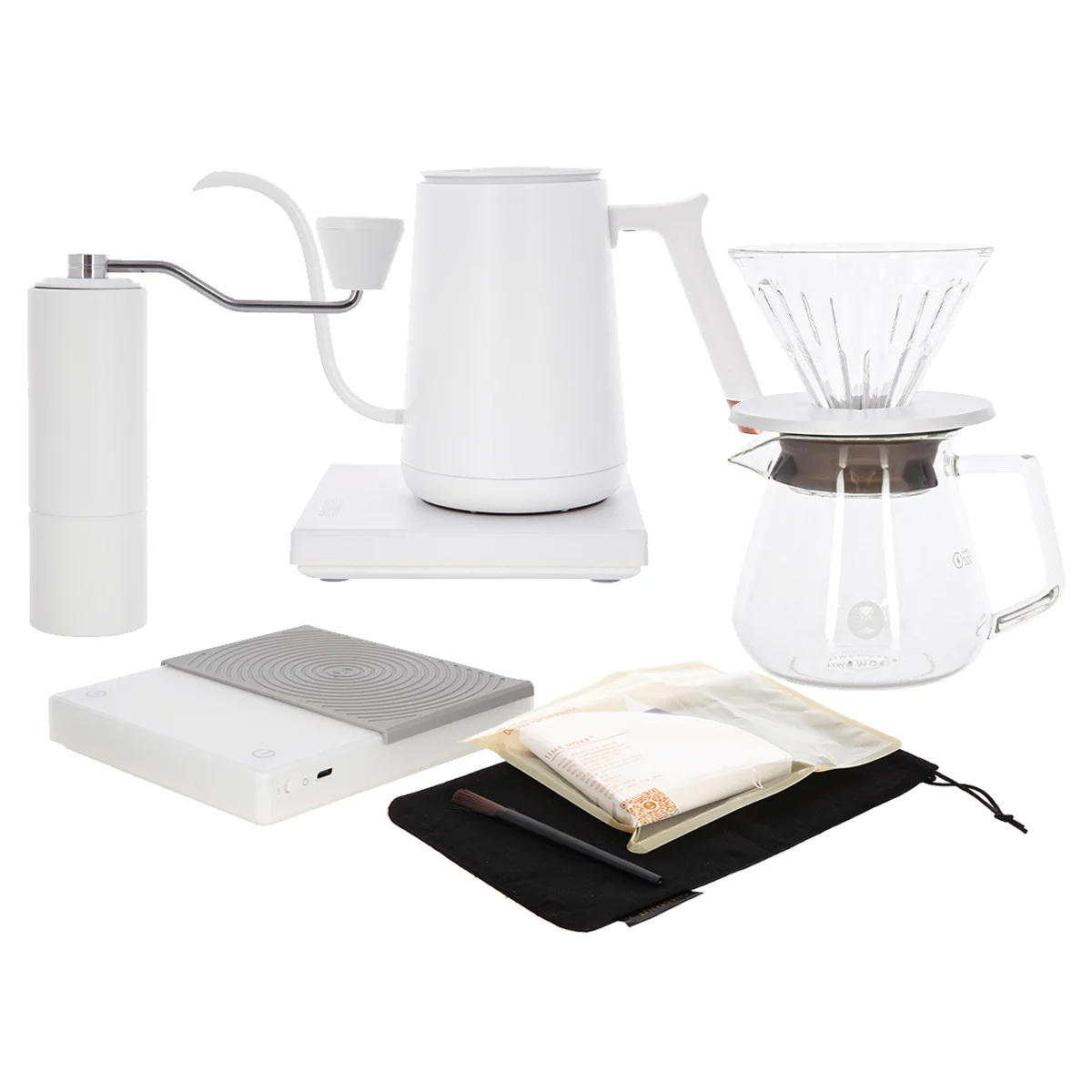 Набор для заваривания кофе Timemore C3 White Advanced Gift Box белый 70TGB017AA004 28990₽