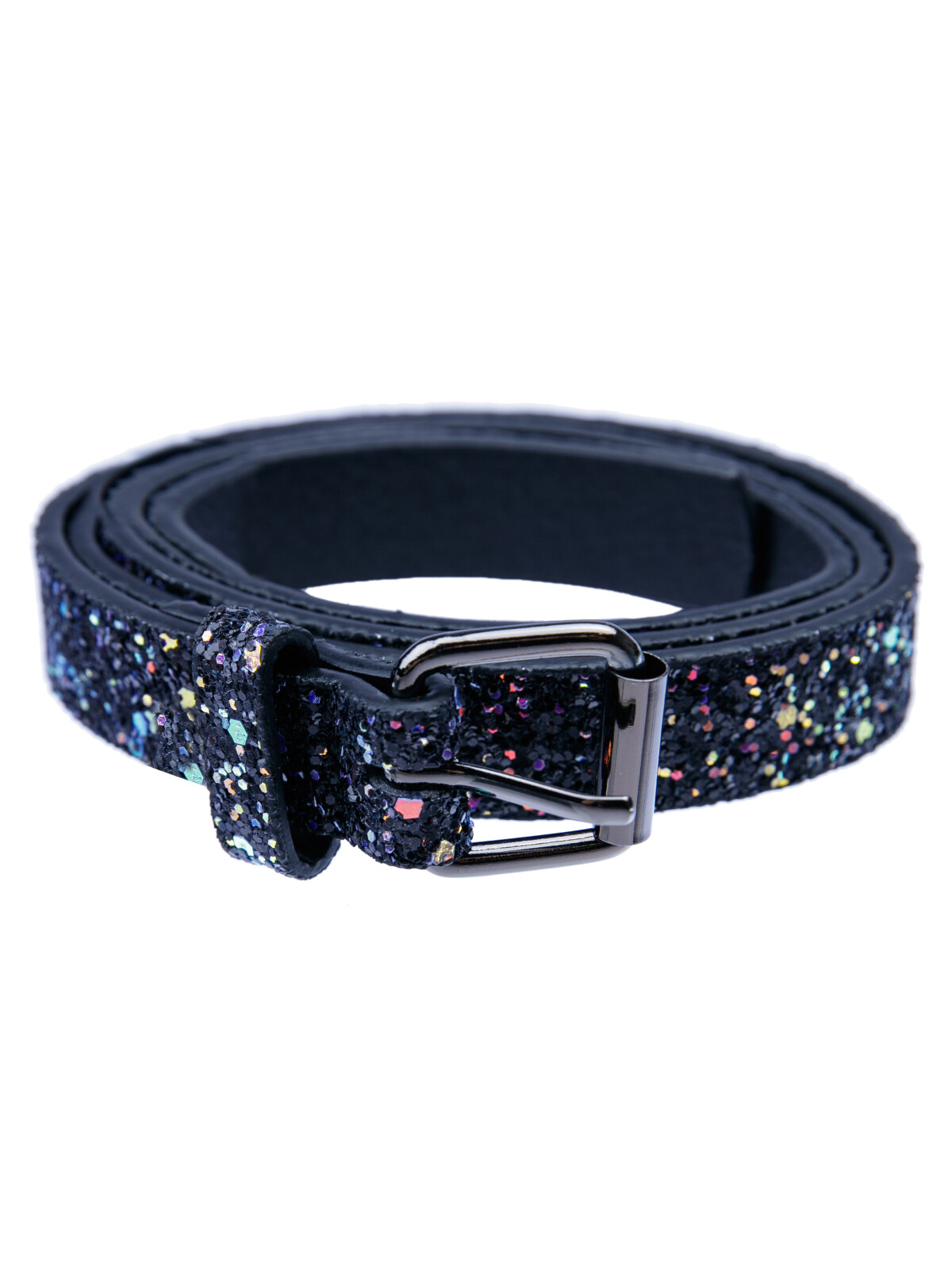 Ремень для девочек PlayToday, черный,цветной, 75 см