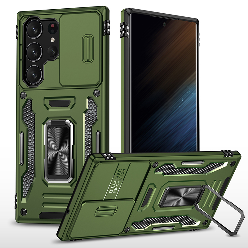 

Чехол Safe Case для Samsung Galaxy S23 Ultra, темно-зеленый, Safe Case