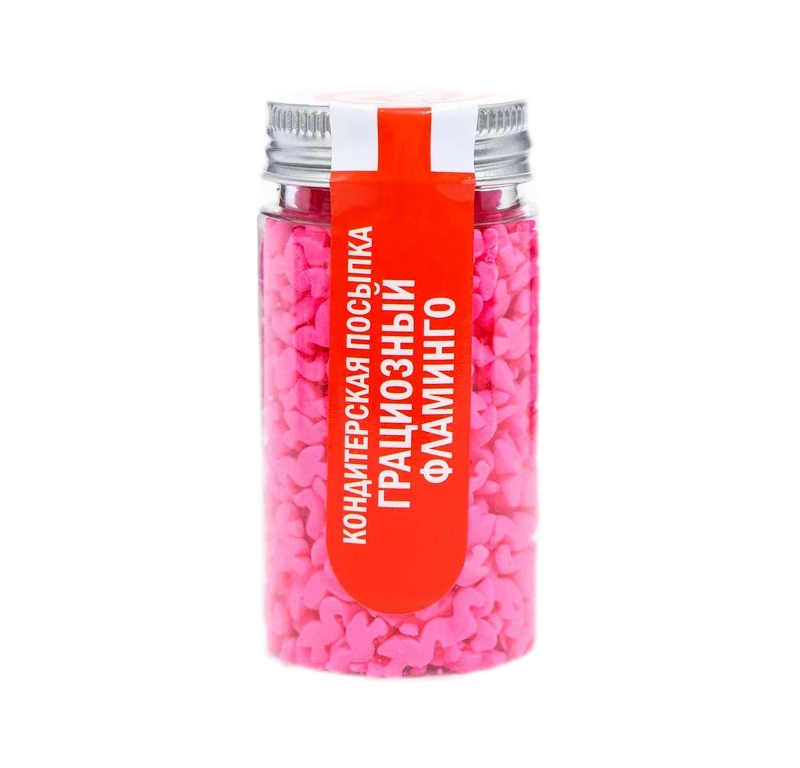 

Кондитерская посыпка Грациозный фламинго, 50 г