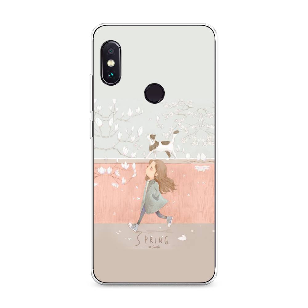 

Чехол Awog на Xiaomi Redmi Note 5/Note 5 Pro "Девочка-весна", Разноцветный, 32750-7
