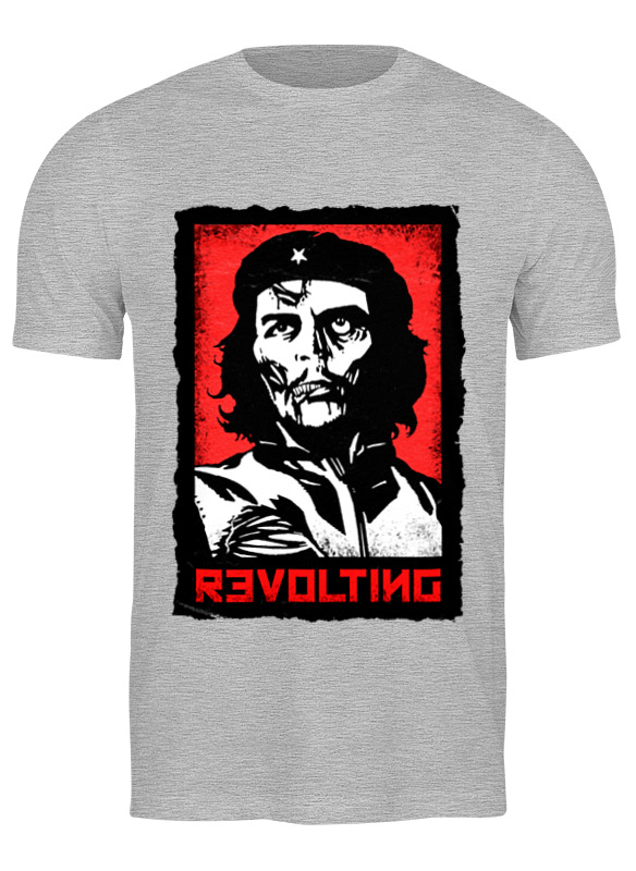 

Футболка женская Printio Chegevara zombie серая 3XL, Серый, Chegevara zombie