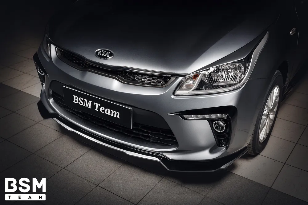 

Решетка радиатора для Kia Rio 4 узкая 2017-2020 / bsmteam/ Без покраски / 1 шт