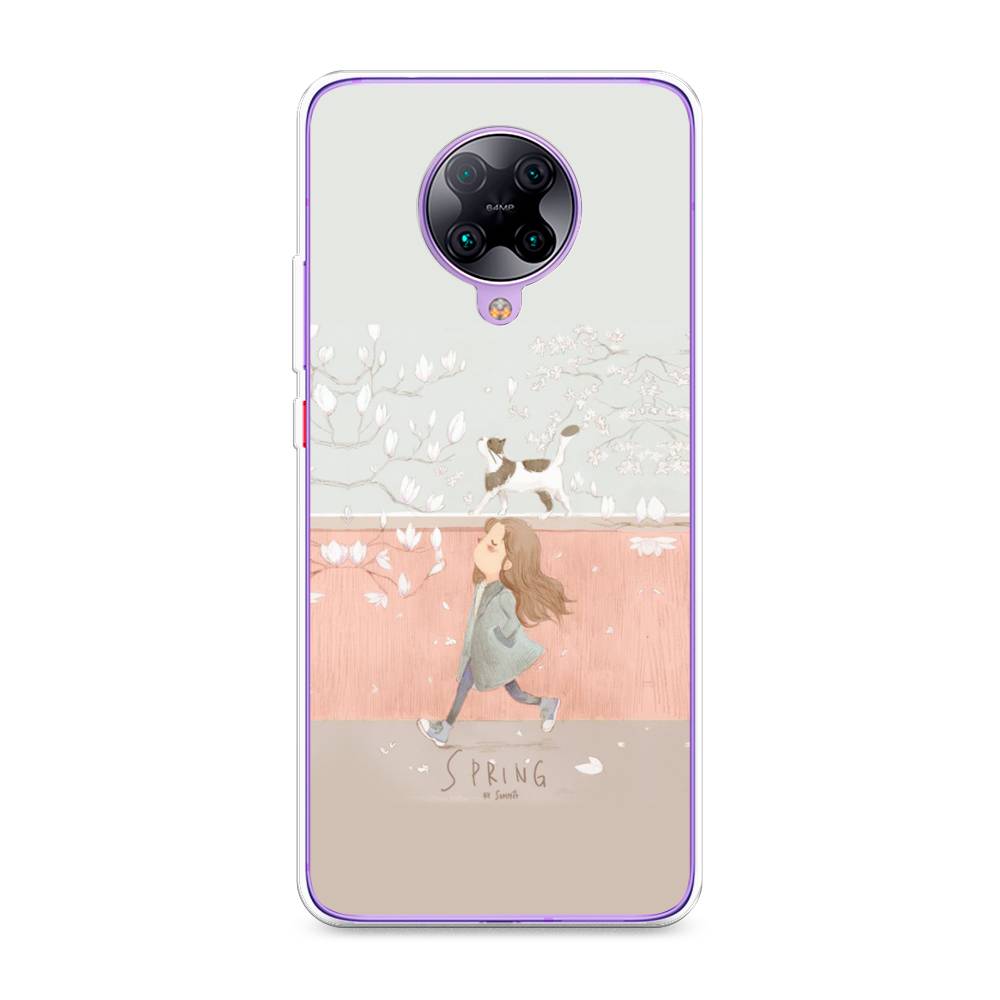

Чехол Awog на Xiaomi Redmi K30 Pro/F2 Pro "Девочка-весна", Разноцветный, 38850-7