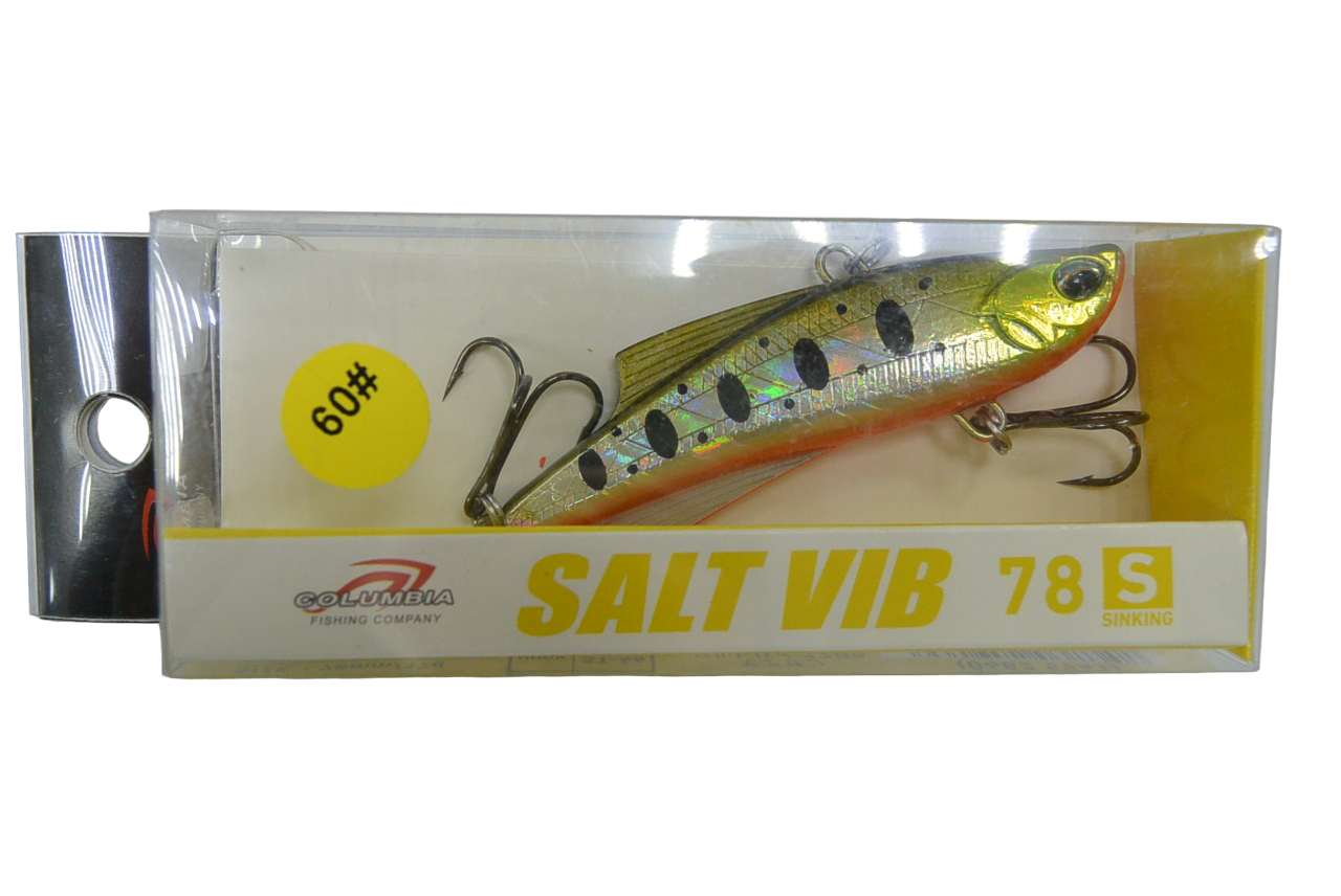 

Раттлин Columbia Salt Vib 72мм 15 гр цв.60, Зеленый, 00-00020770