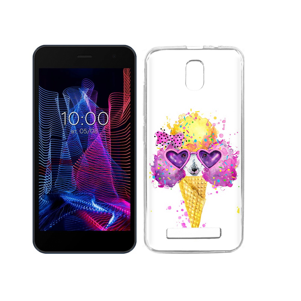 Чехол MyPads Tocco для BQ 5047L Like Рожок