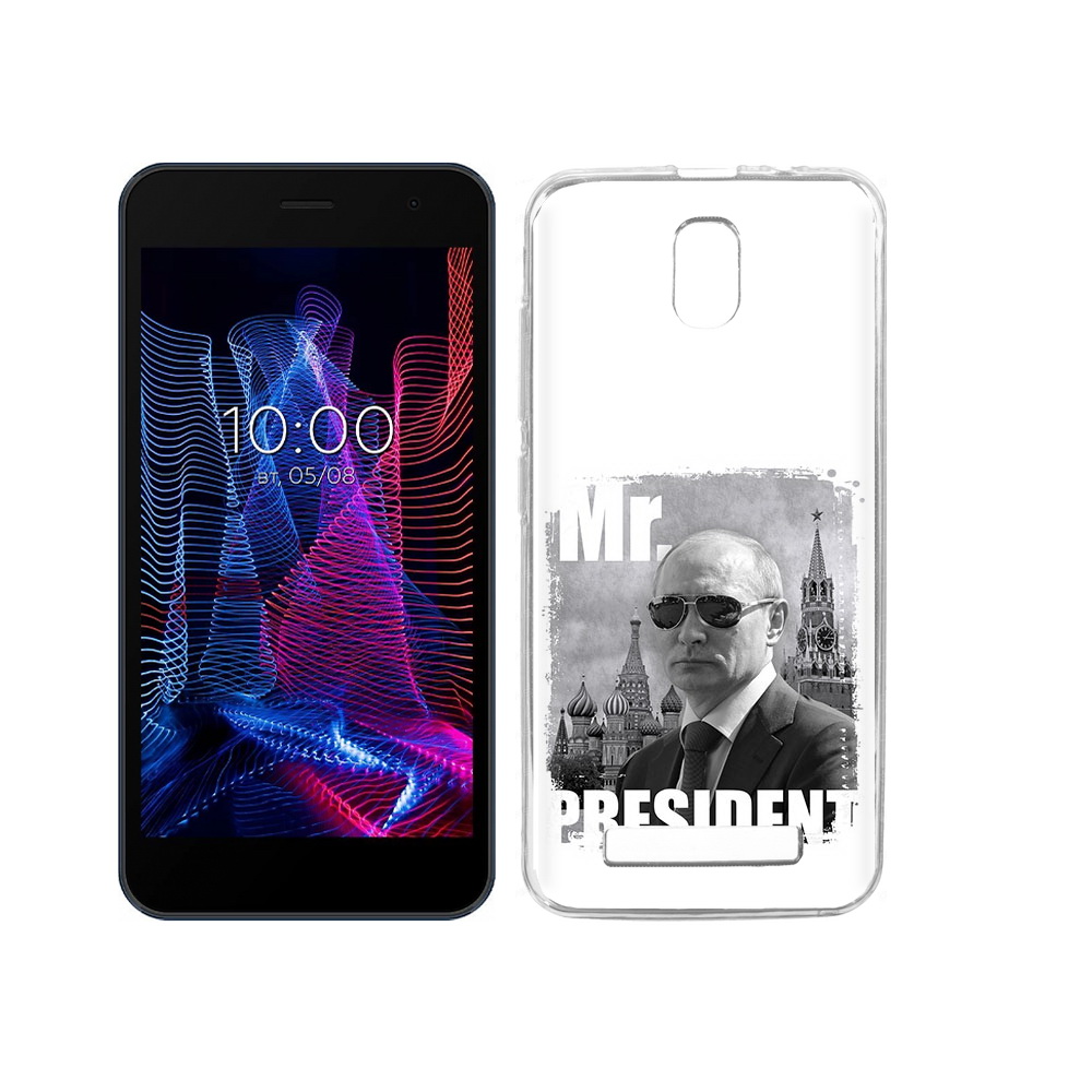 

Чехол MyPads Tocco для BQ 5047L Like Путин, Прозрачный, Tocco