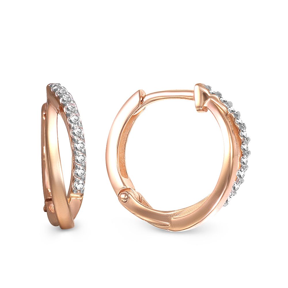 

Серьги из красного золота с фианитом NEWGOLD 095499_02_01_005_0004, 095499_02_01_005_0004
