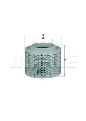 

Воздушный фильтр KNECHT LX 2808/1