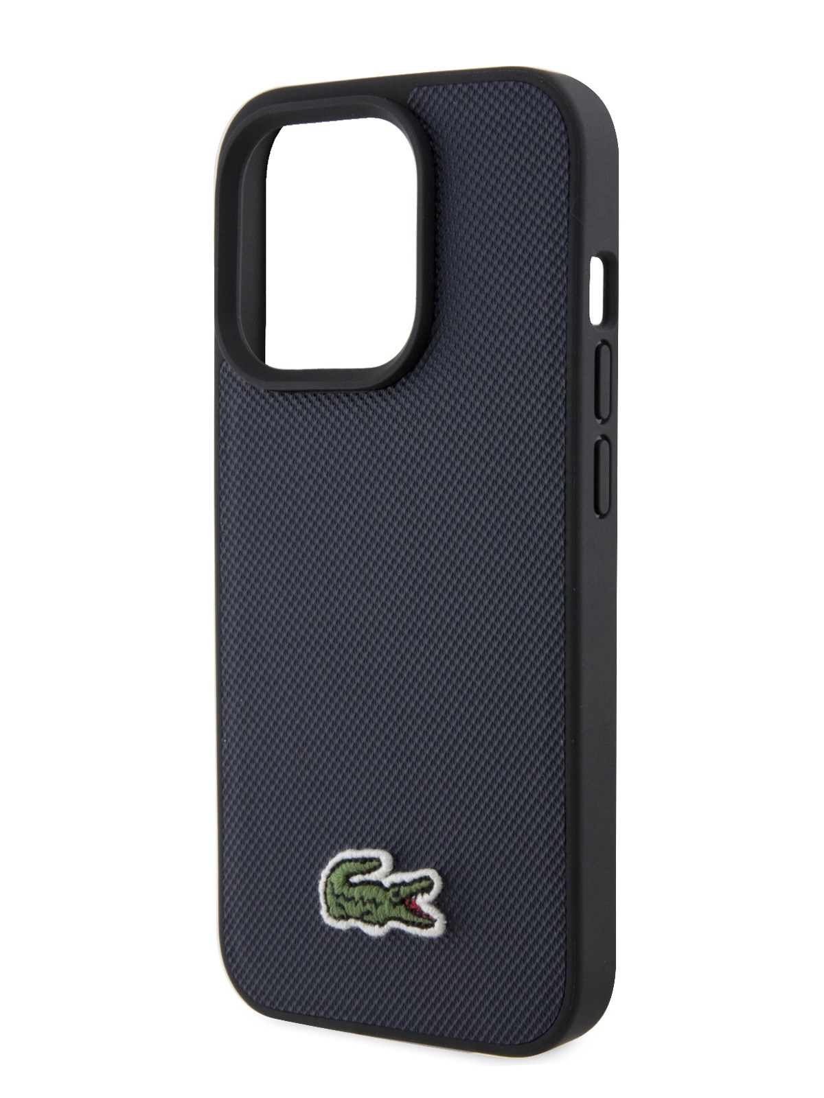 

Чехол Lacoste для iPhone 15 Pro Max с ПВХ покрытием и функцией MagSafe, синий