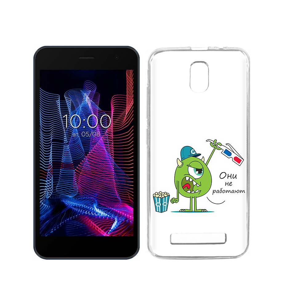 

Чехол MyPads Tocco для BQ 5047L Like Очки не работают, Прозрачный, Tocco