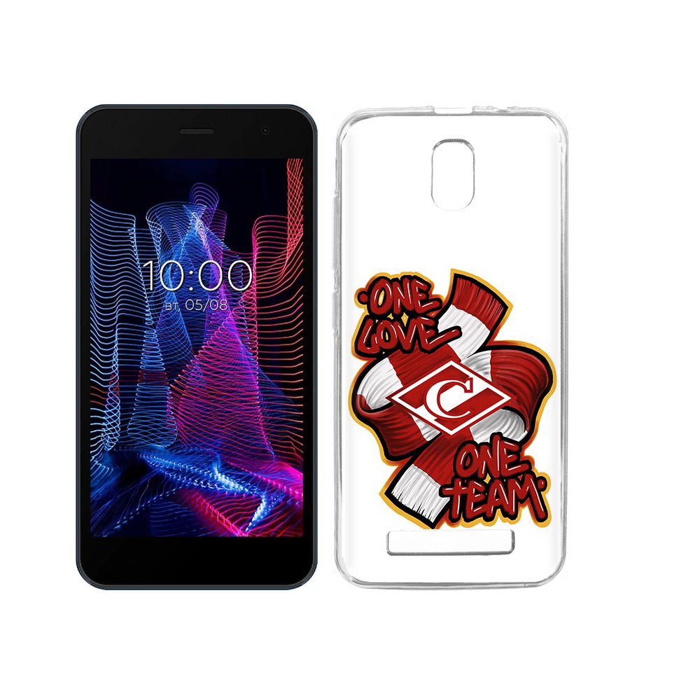 

Чехол MyPads Tocco для BQ 5047L Like Одна любовь-Спартак, Прозрачный, Tocco